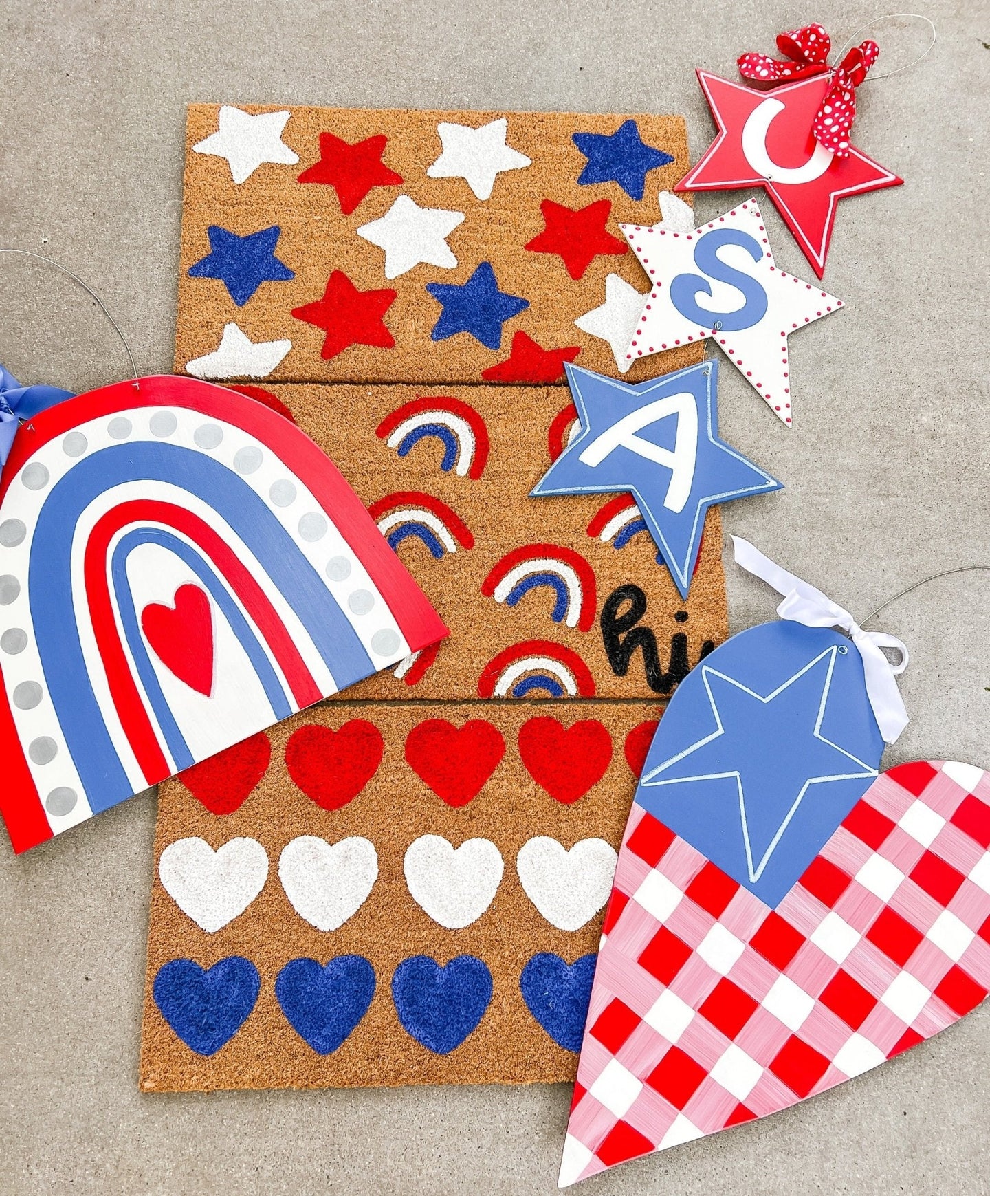 4th of July Hi Rainbows - Self Checkout at Creative Collab Collection - Miss Molly Designs, LLC